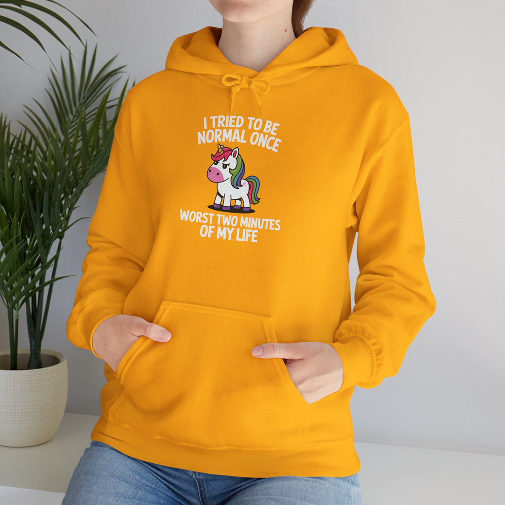 The Normal Unicorn - Classic Funny Hoodie - Gift for Friends, Cozy Sweatshirt