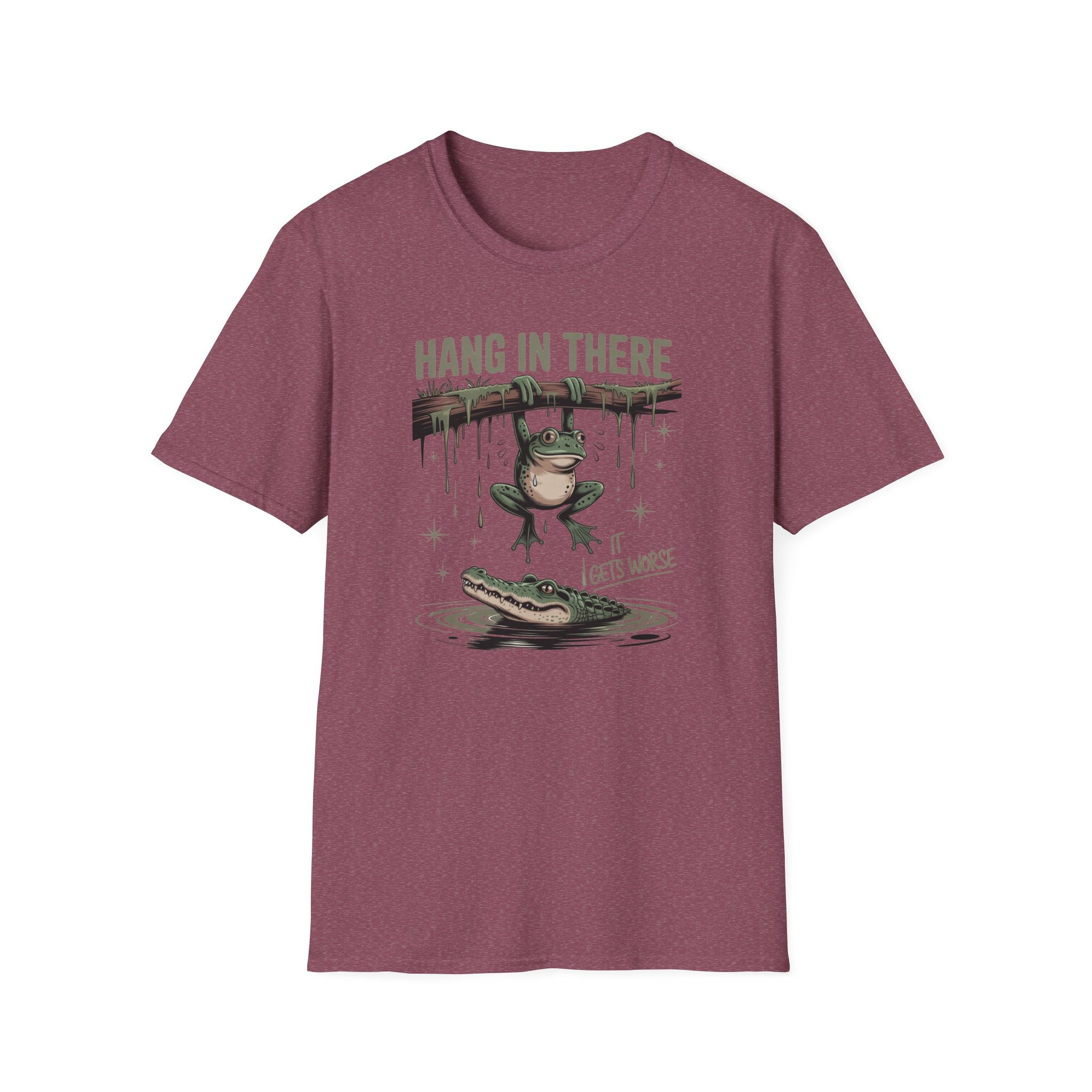 Hang In There Classic Funny Tee | Adult Unisex Tee , Multiple Colors