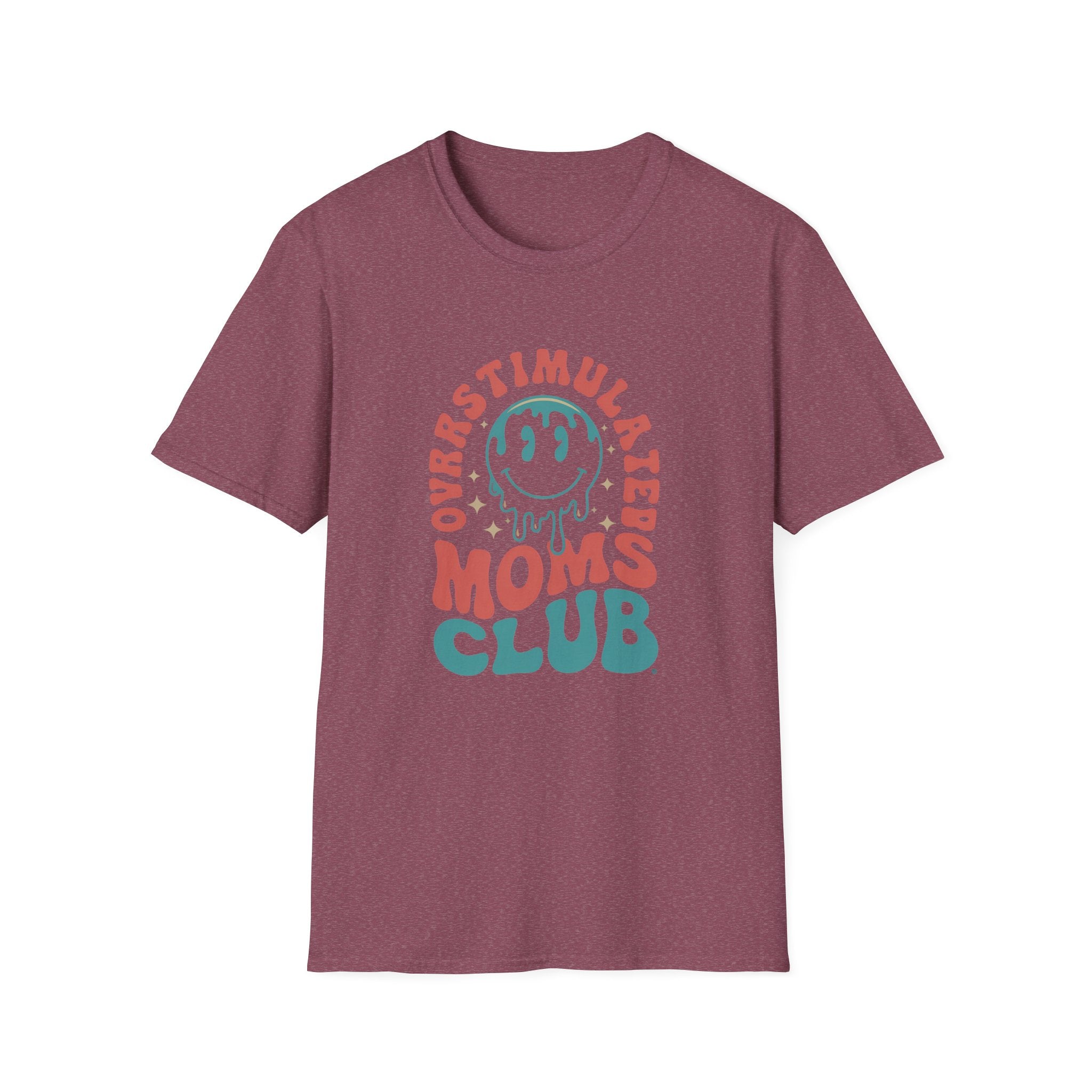 Overstimulated Moms Club - Classic Funny Tee | Adult Unisex Tee , Multiple Colors