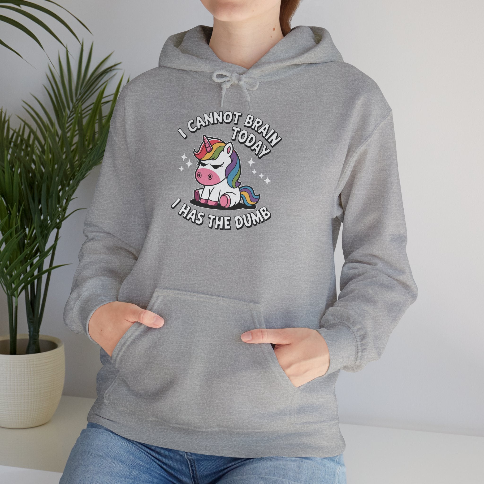 Monday Unicorn - Classic Funny Hoodie - Gift for Friends, Cozy Sweatshirt