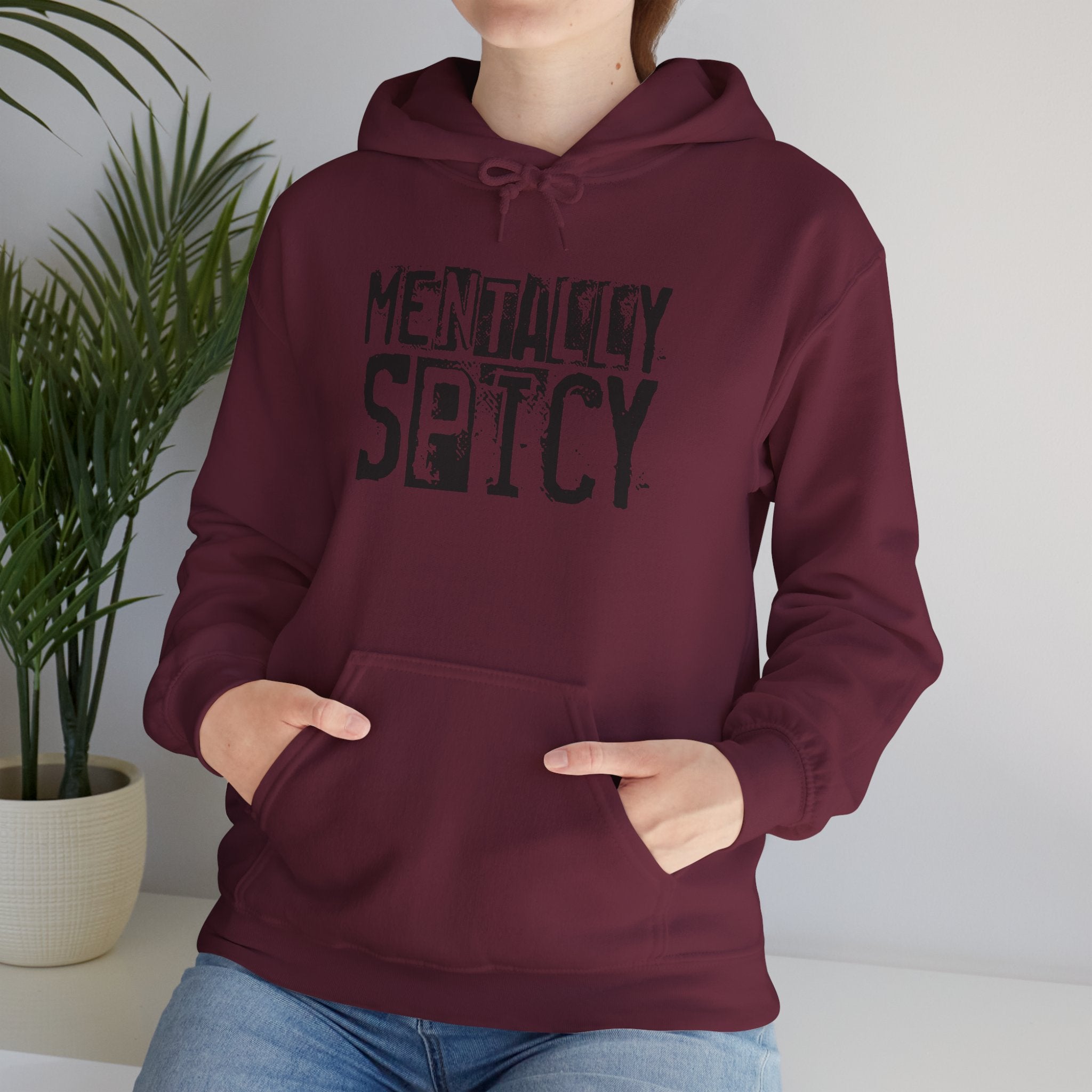 Mentally Spicy Classic Funny Hoodie | Cozy Gift, Everyday Comfort, Unique Apparel