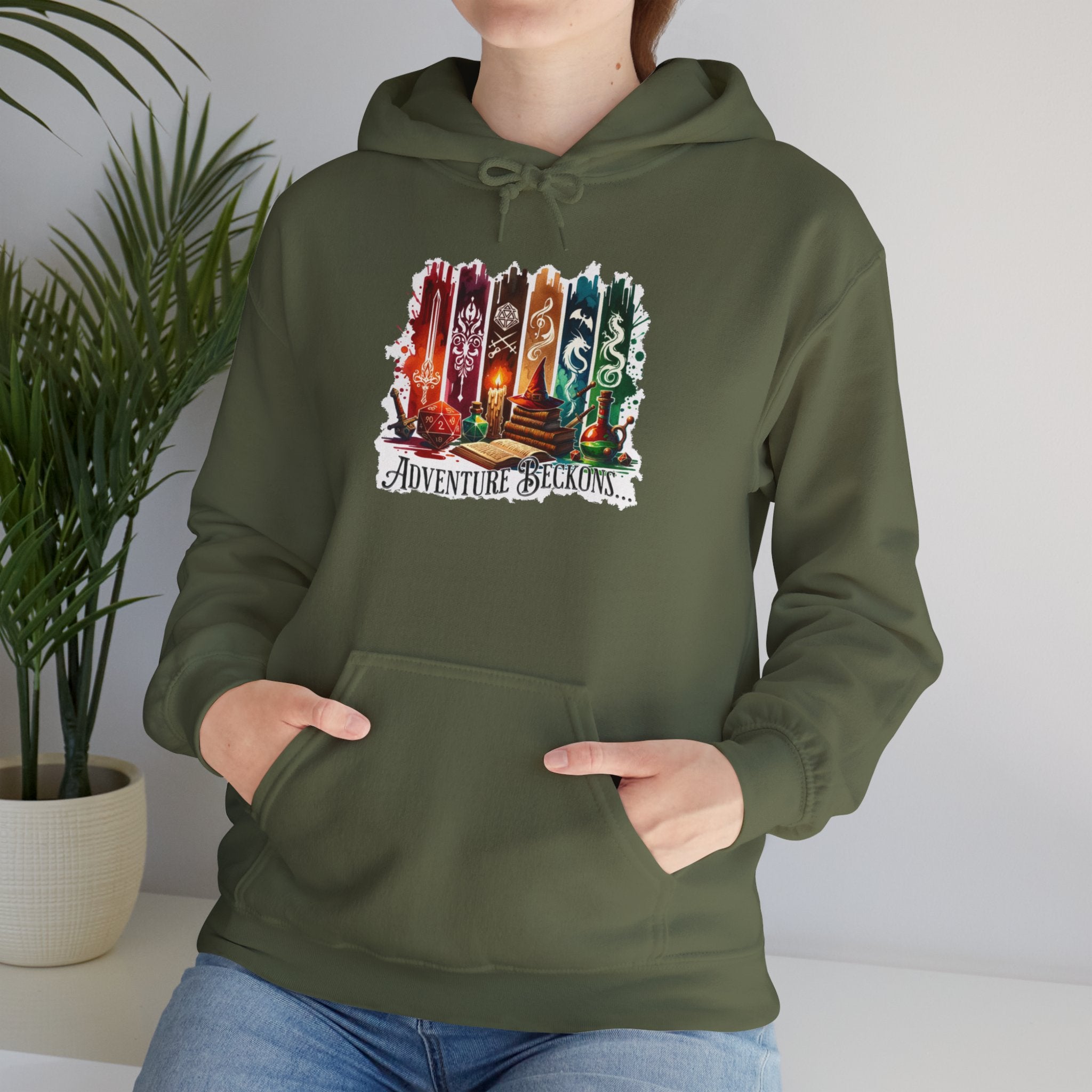 Adventure Beckons - Classic Game Night Hoodie