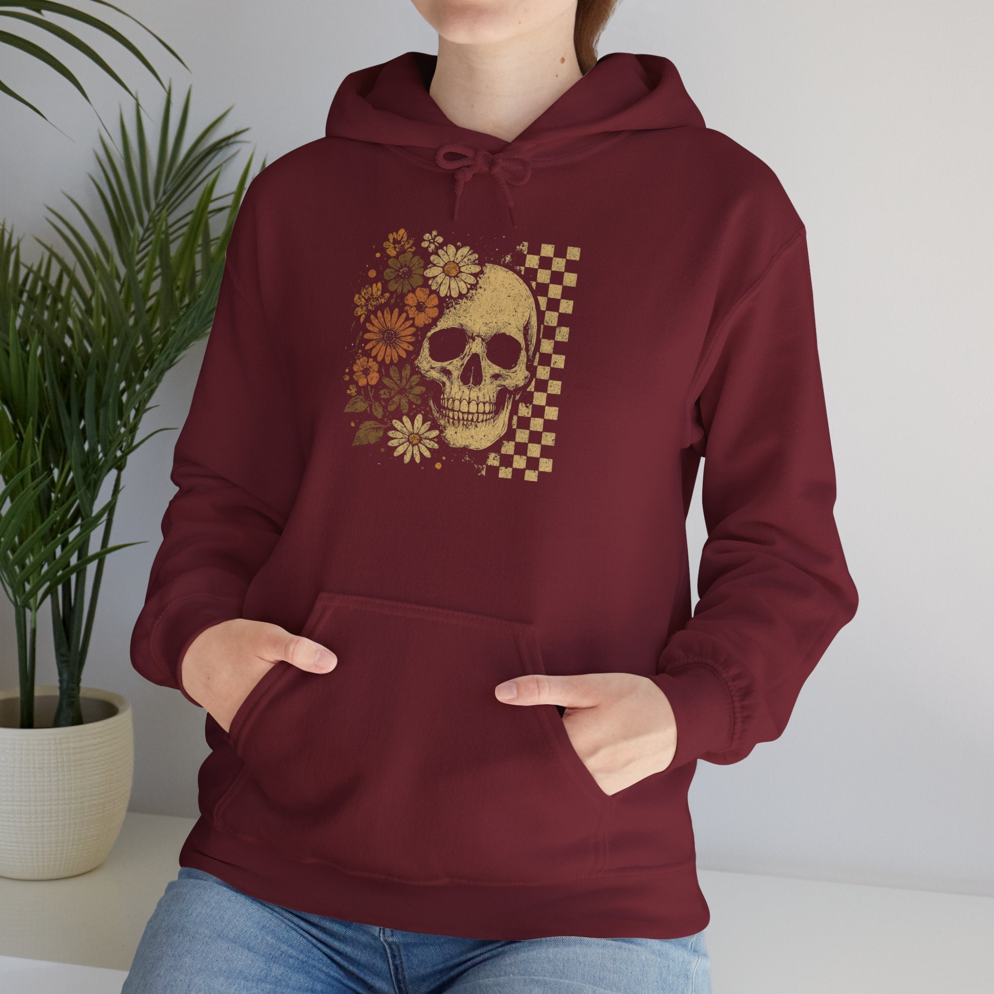 Vintage Skull - Classic Halloween Hoodie