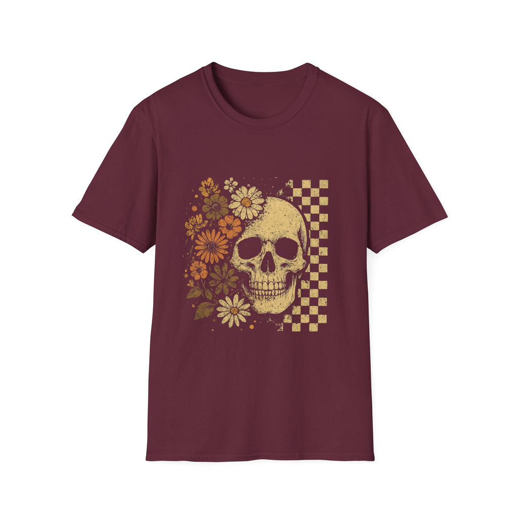 Vintage Skull - Classic Halloween Tee