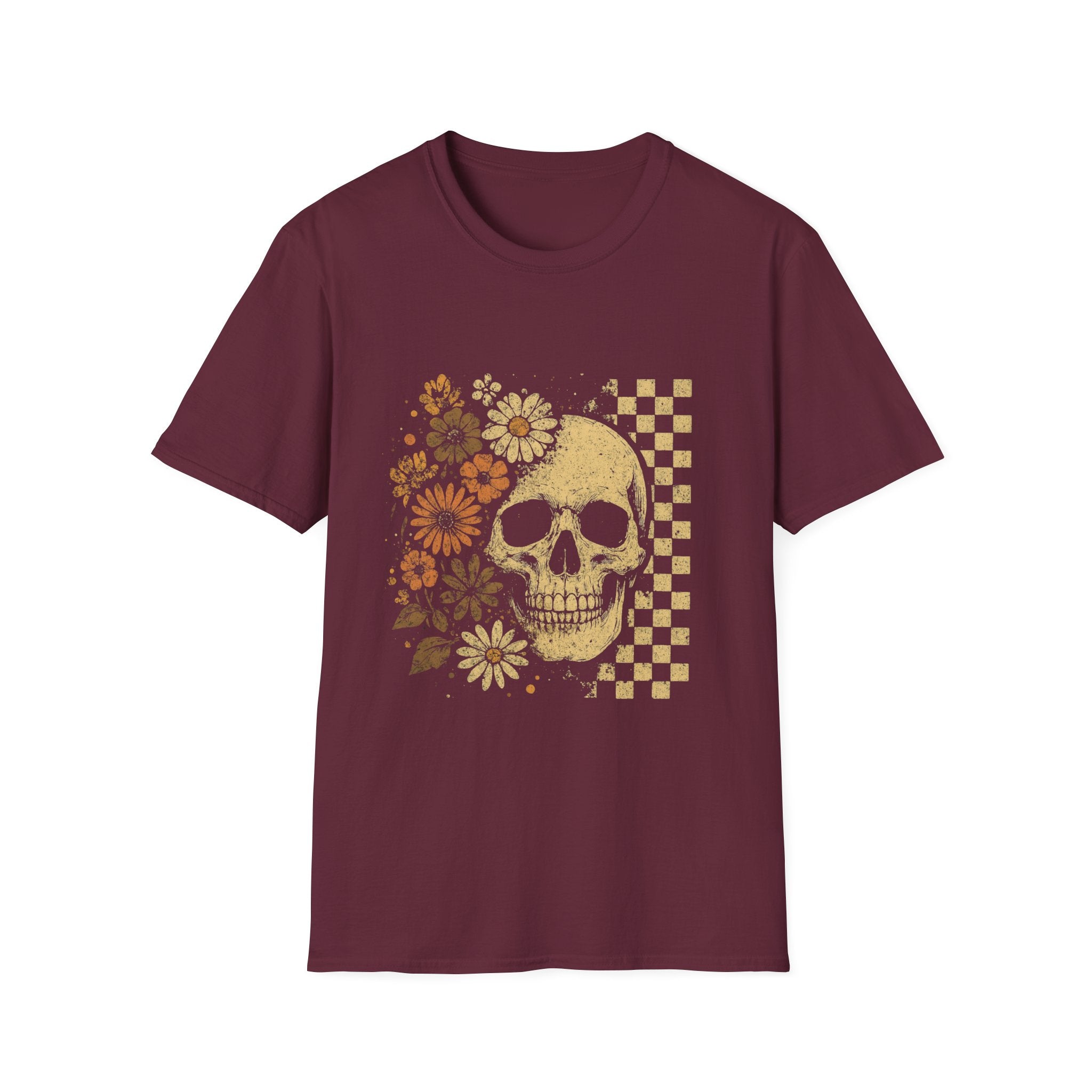 Vintage Skull - Classic Halloween Tee