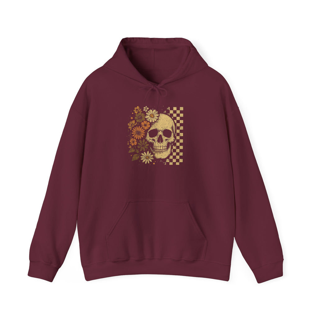 Vintage Skull - Classic Halloween Hoodie