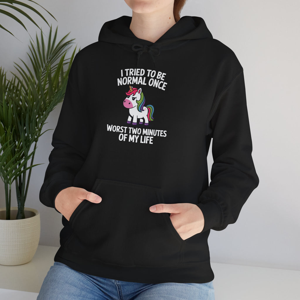 The Normal Unicorn - Classic Funny Hoodie - Gift for Friends, Cozy Sweatshirt