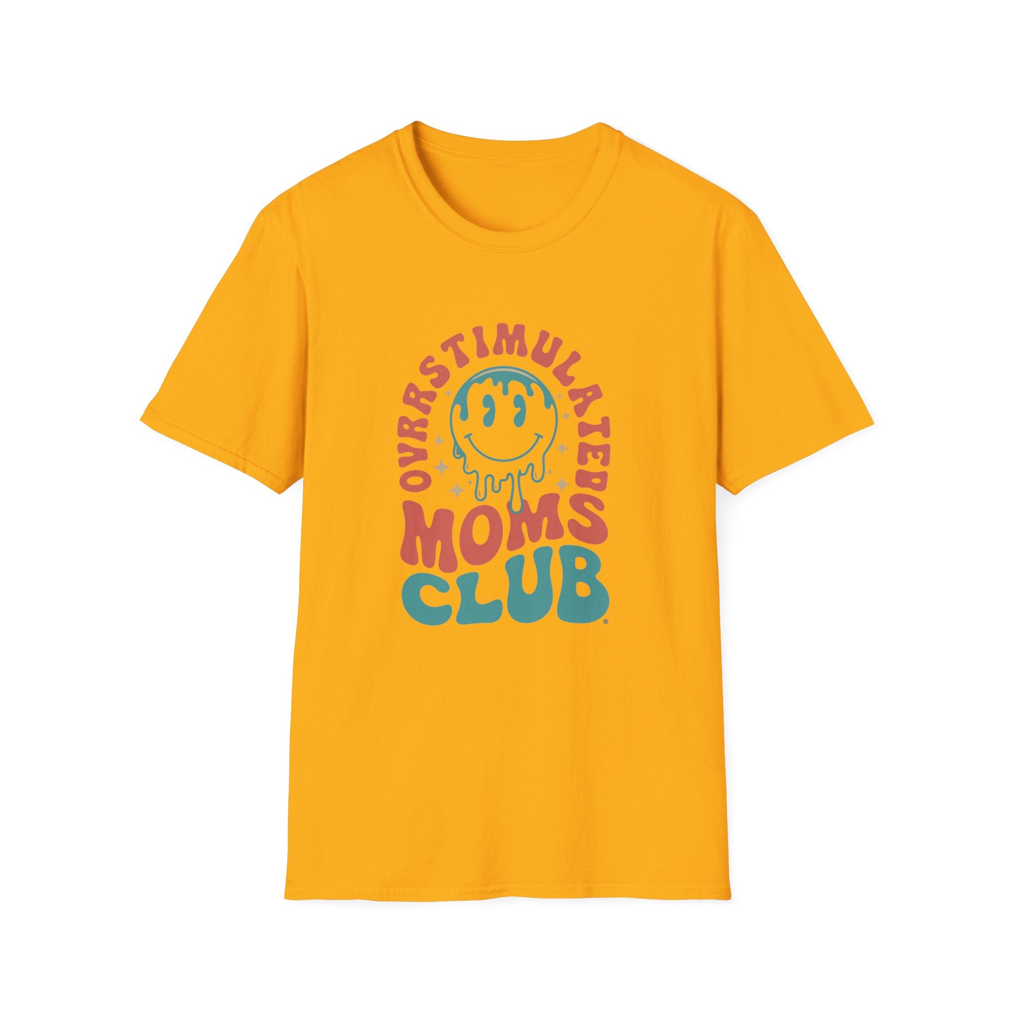 Overstimulated Moms Club - Classic Funny Tee | Adult Unisex Tee , Multiple Colors