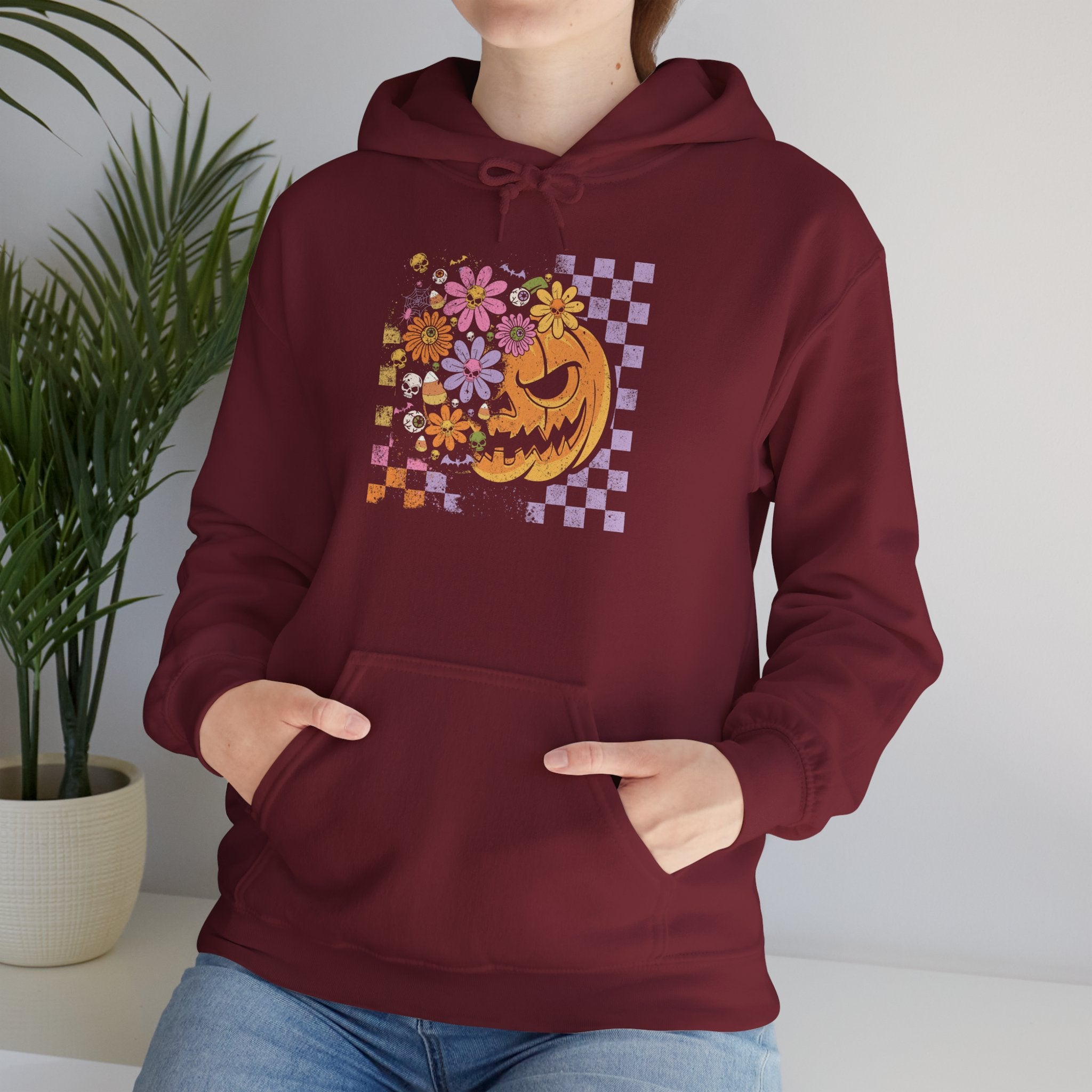 Vintage Pumpkin - Classic Halloween Hoodie