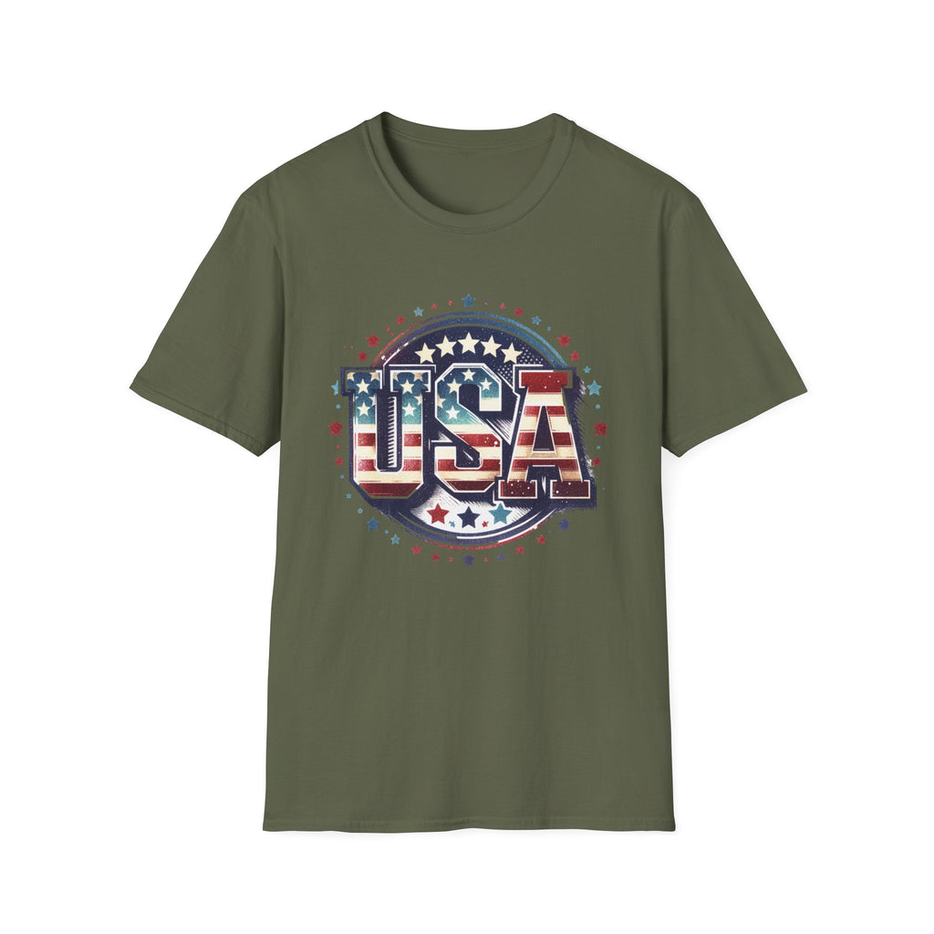 USA Classic 4th of July Tee | Adult Unisex Tee , Multiple Colors