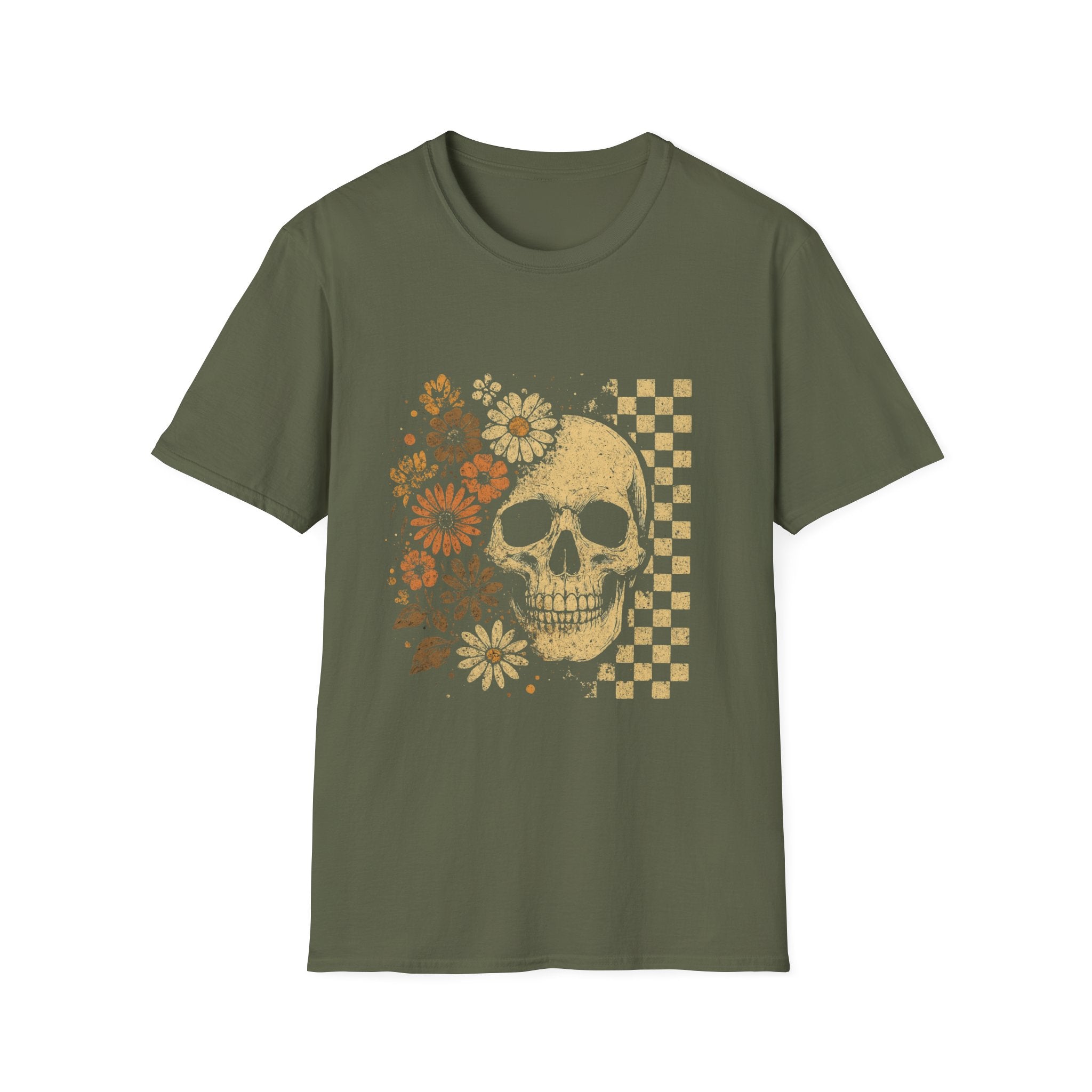 Vintage Skull - Classic Halloween Tee