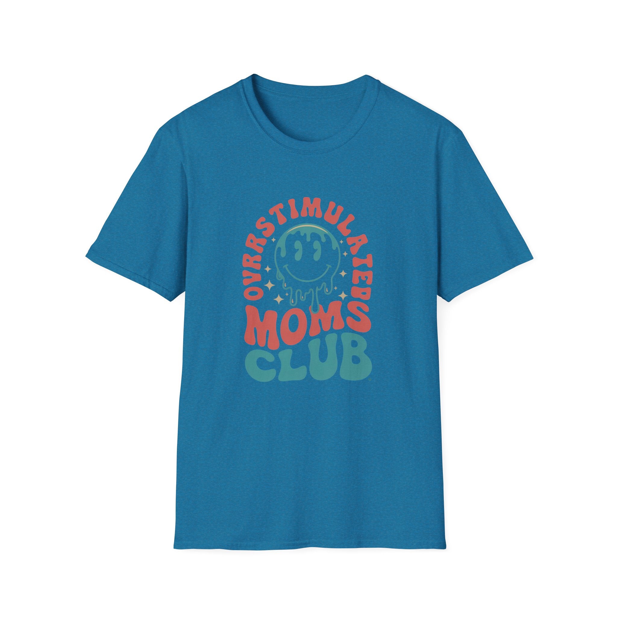 Overstimulated Moms Club - Classic Funny Tee | Adult Unisex Tee , Multiple Colors