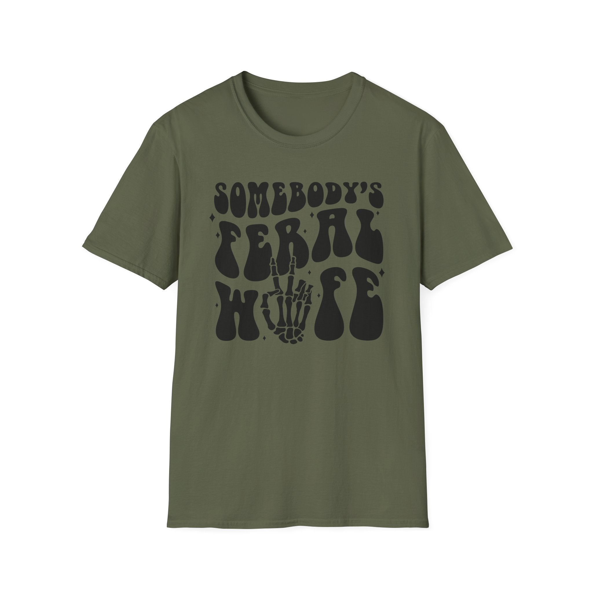 Somebody's Feral Wife Classic Funny Tee | Adult Unisex Tee , Multiple Colors