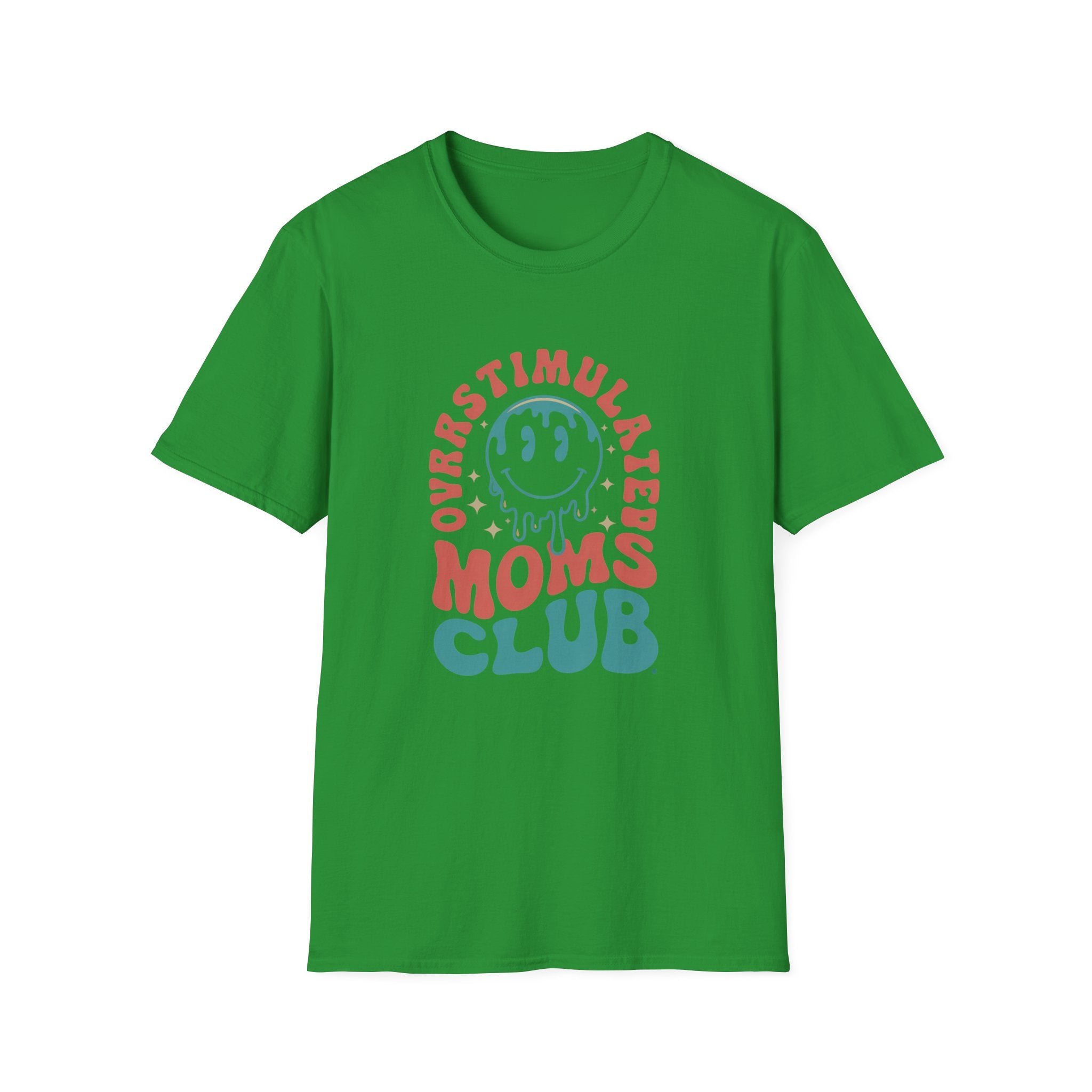 Overstimulated Moms Club - Classic Funny Tee | Adult Unisex Tee , Multiple Colors