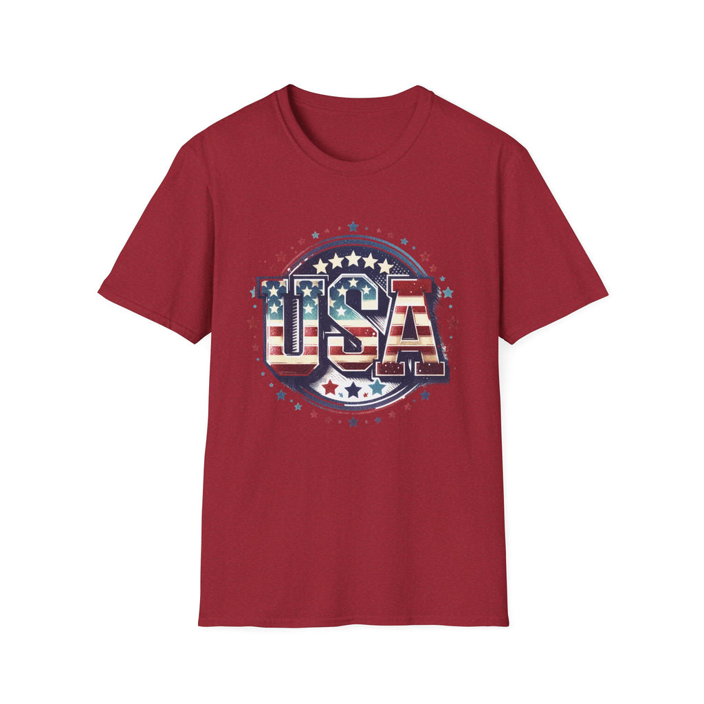 USA Classic 4th of July Tee | Adult Unisex Tee , Multiple Colors