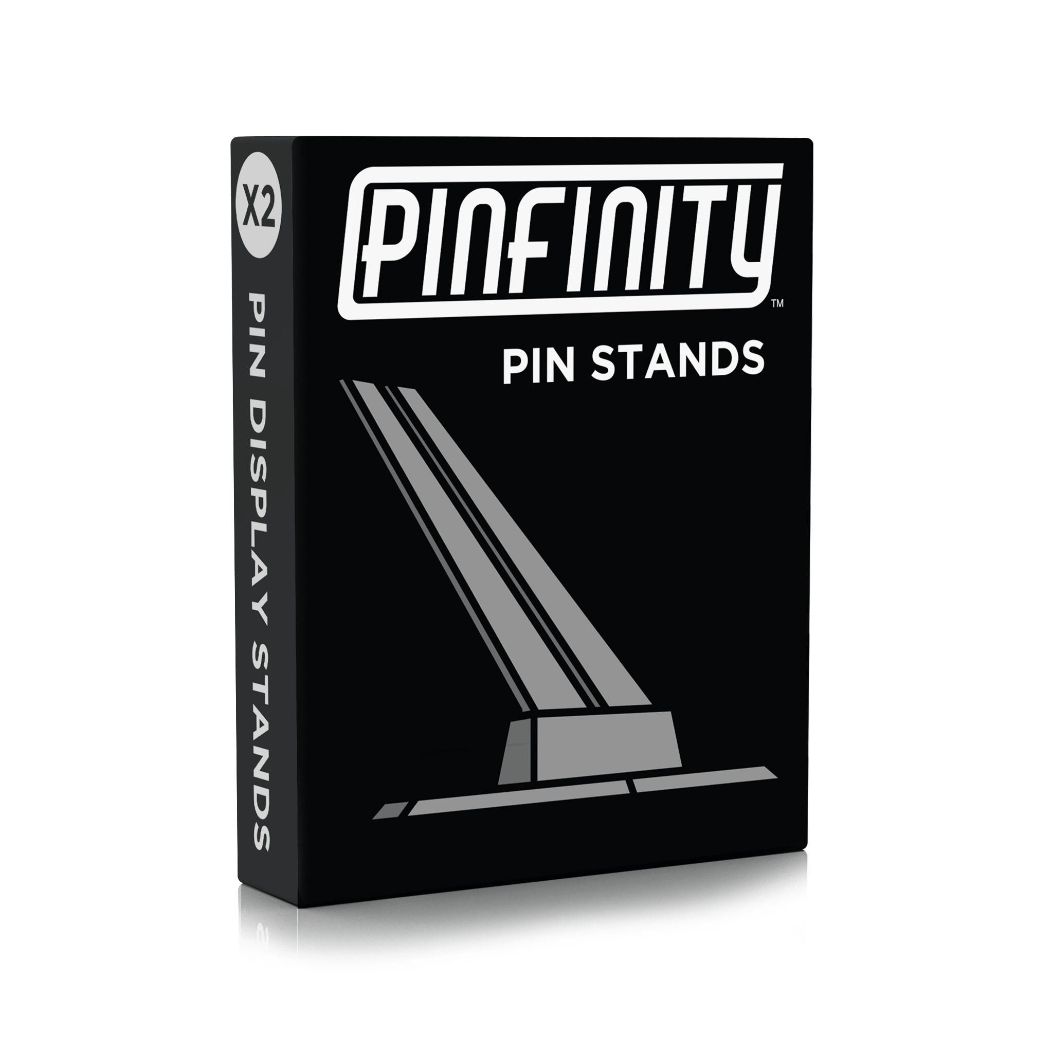 2x Premium Pinfinity Pin Stands