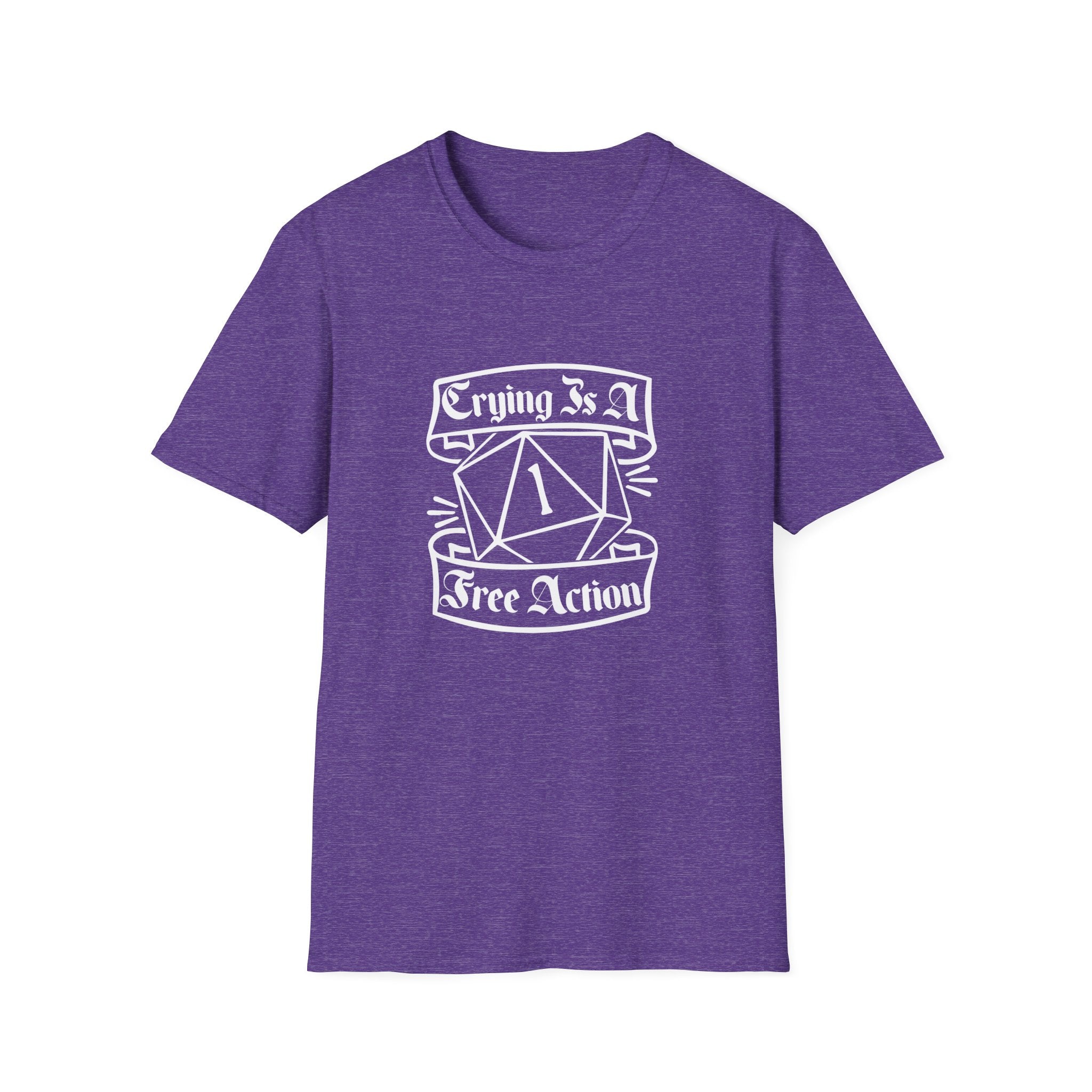 Crying Is A Free Action Classic Game Night Tee