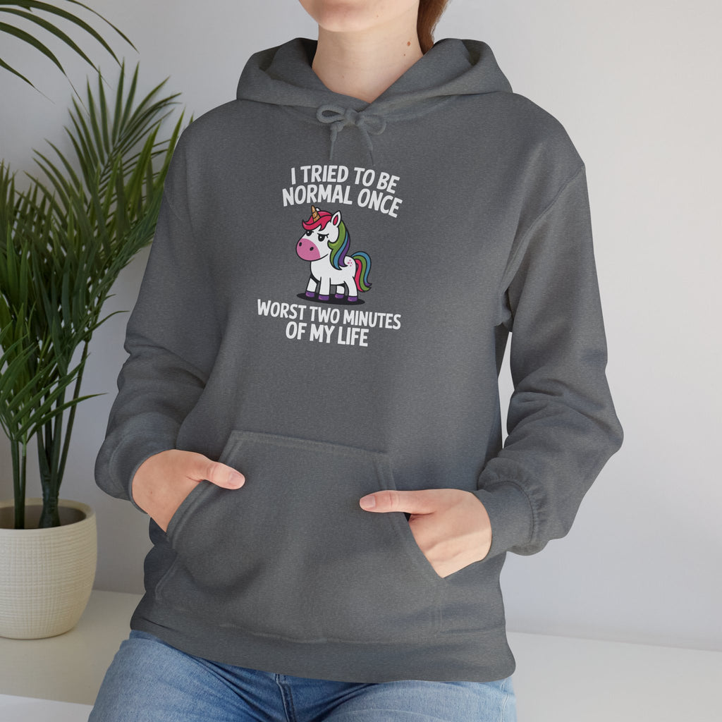 The Normal Unicorn - Classic Funny Hoodie - Gift for Friends, Cozy Sweatshirt