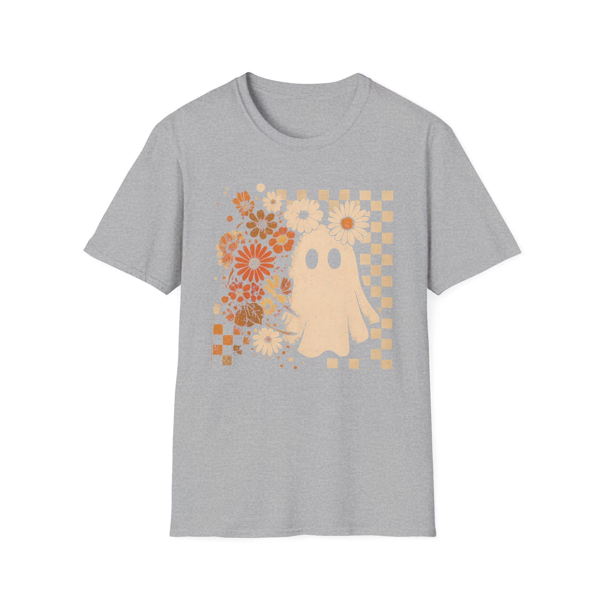 The Checkered Ghost - Classic Halloween Tee