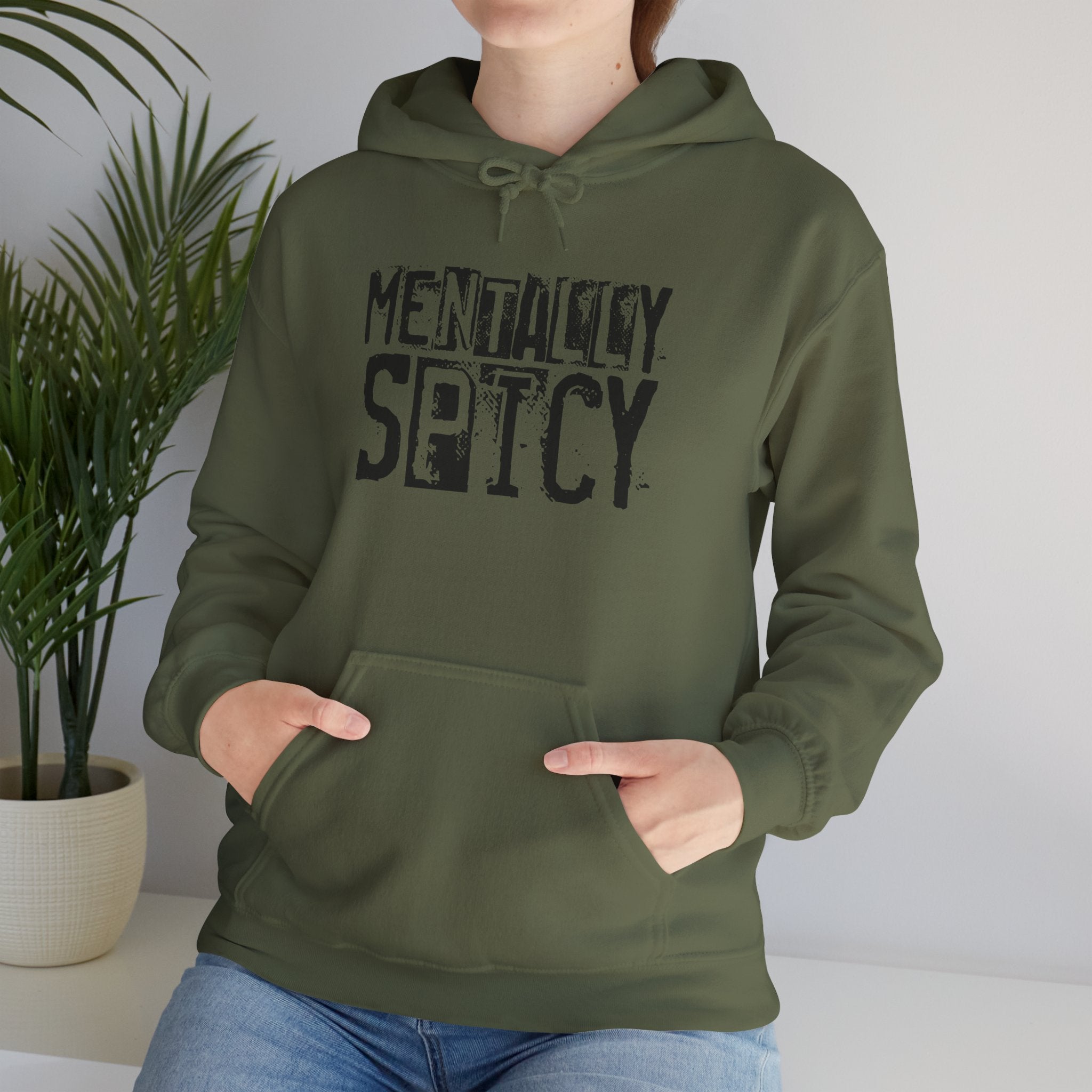 Mentally Spicy Classic Funny Hoodie | Cozy Gift, Everyday Comfort, Unique Apparel