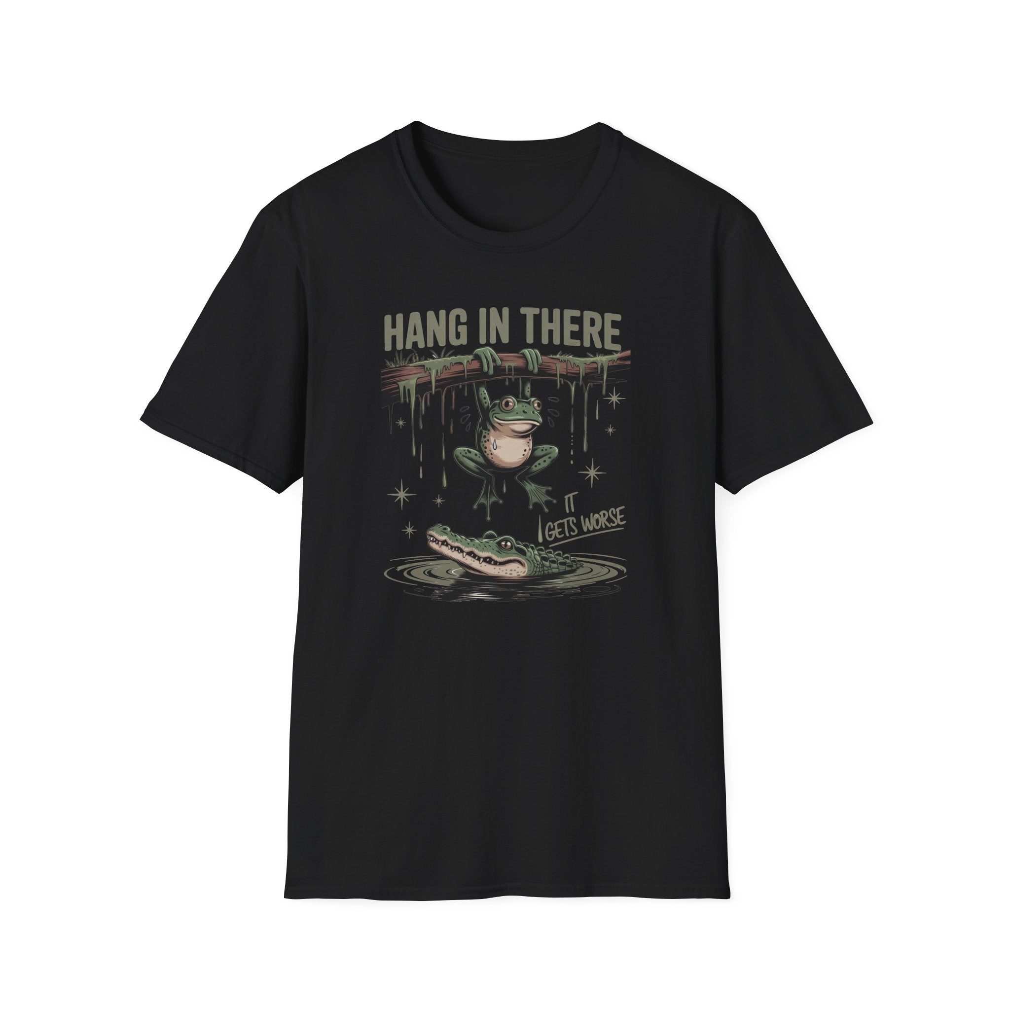 Hang In There Classic Funny Tee | Adult Unisex Tee , Multiple Colors