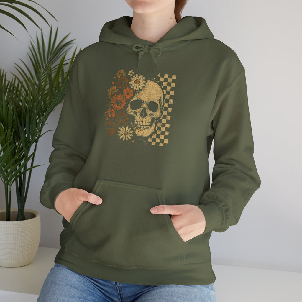 Vintage Skull - Classic Halloween Hoodie
