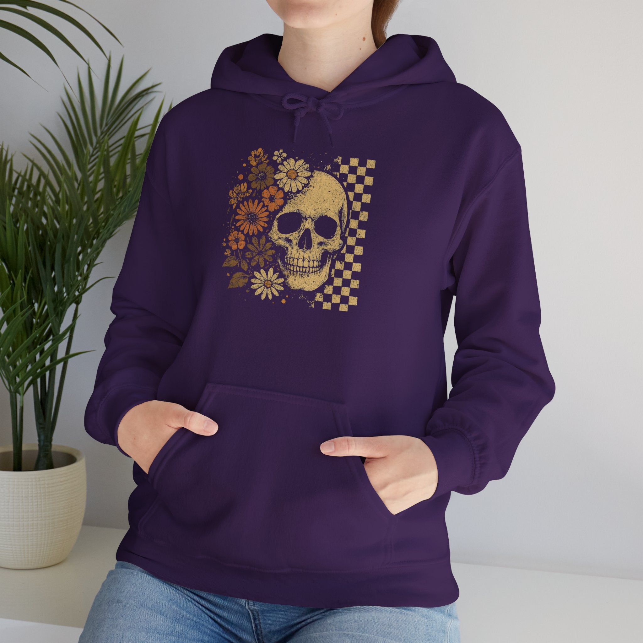 Vintage Skull - Classic Halloween Hoodie