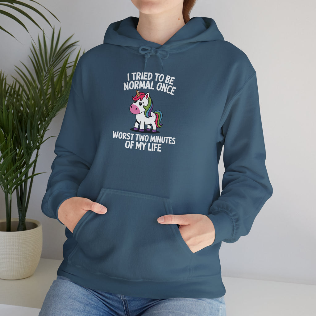 The Normal Unicorn - Classic Funny Hoodie - Gift for Friends, Cozy Sweatshirt