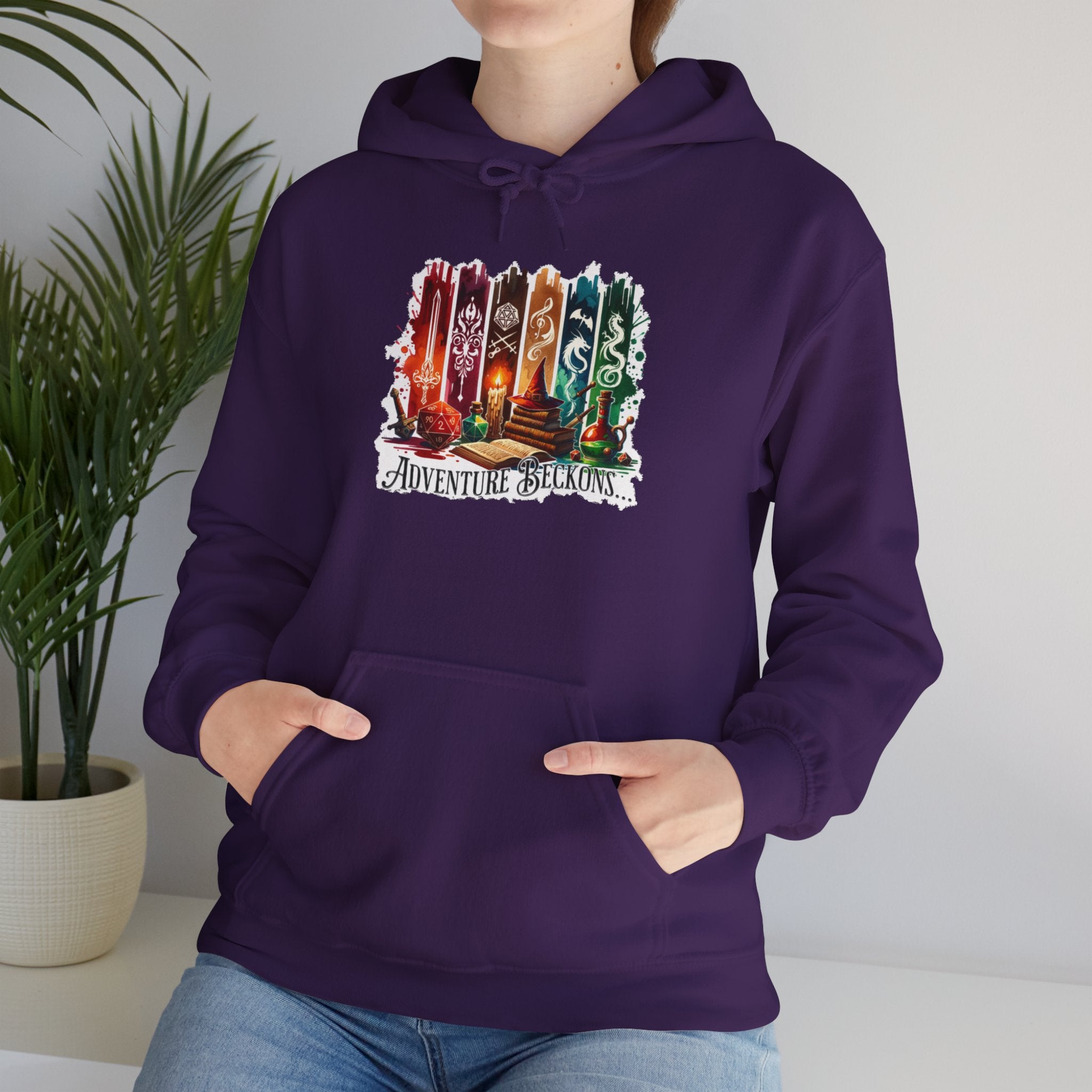 Adventure Beckons - Classic Game Night Hoodie