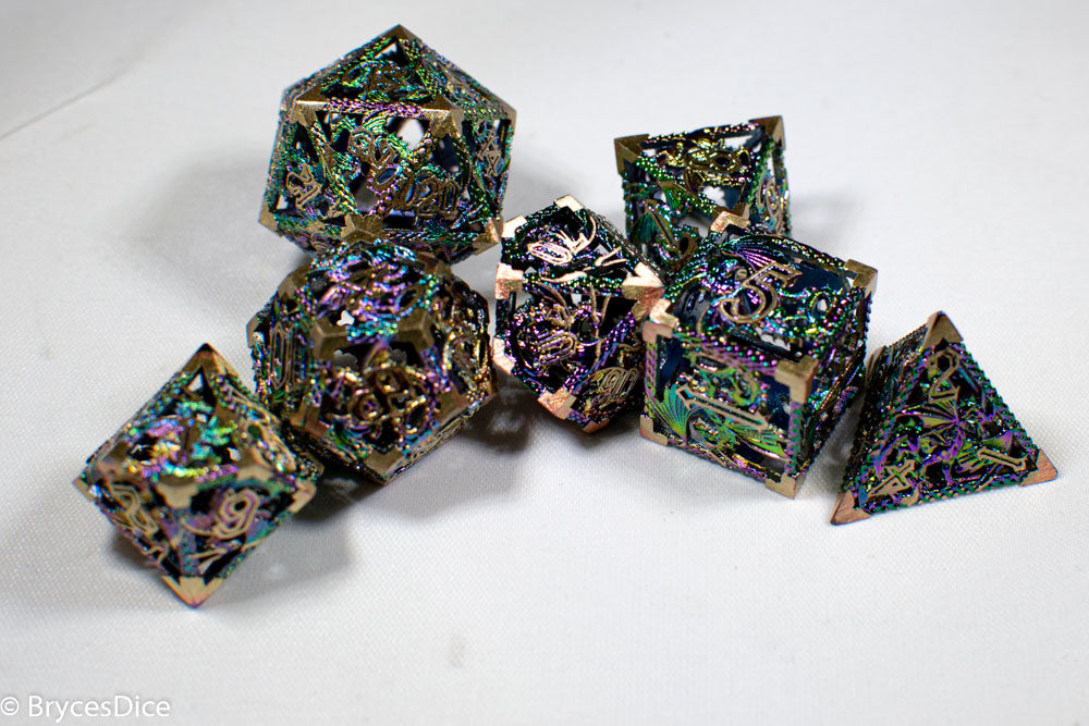 Deadly Dragon Dice: Shards of Oblivion - Golden Rainbow Hollow Metal