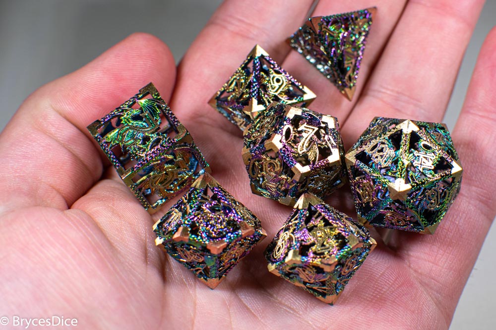 Deadly Dragon Dice: Shards of Oblivion - Golden Rainbow Hollow Metal