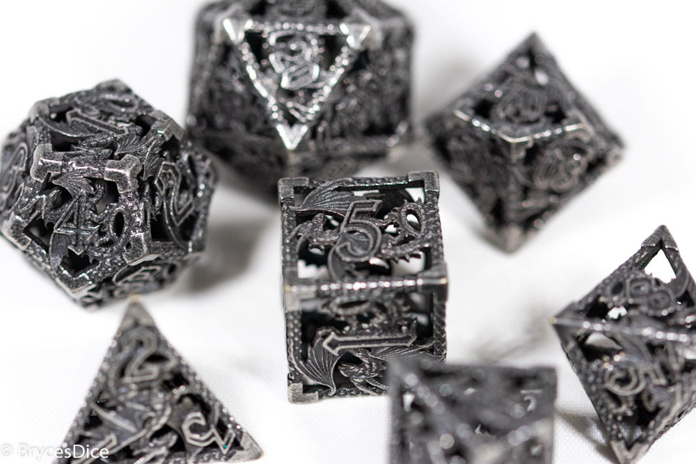 Deadly Dragon Dice: Shards of Oblivion - Grey  Hollow Metal
