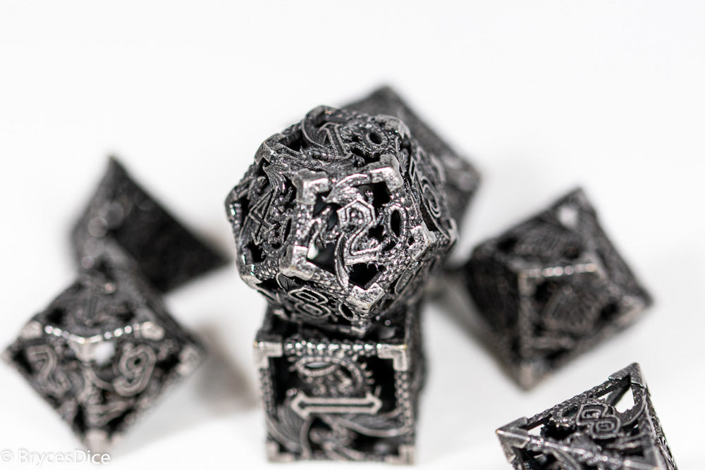 Deadly Dragon Dice: Shards of Oblivion - Grey  Hollow Metal