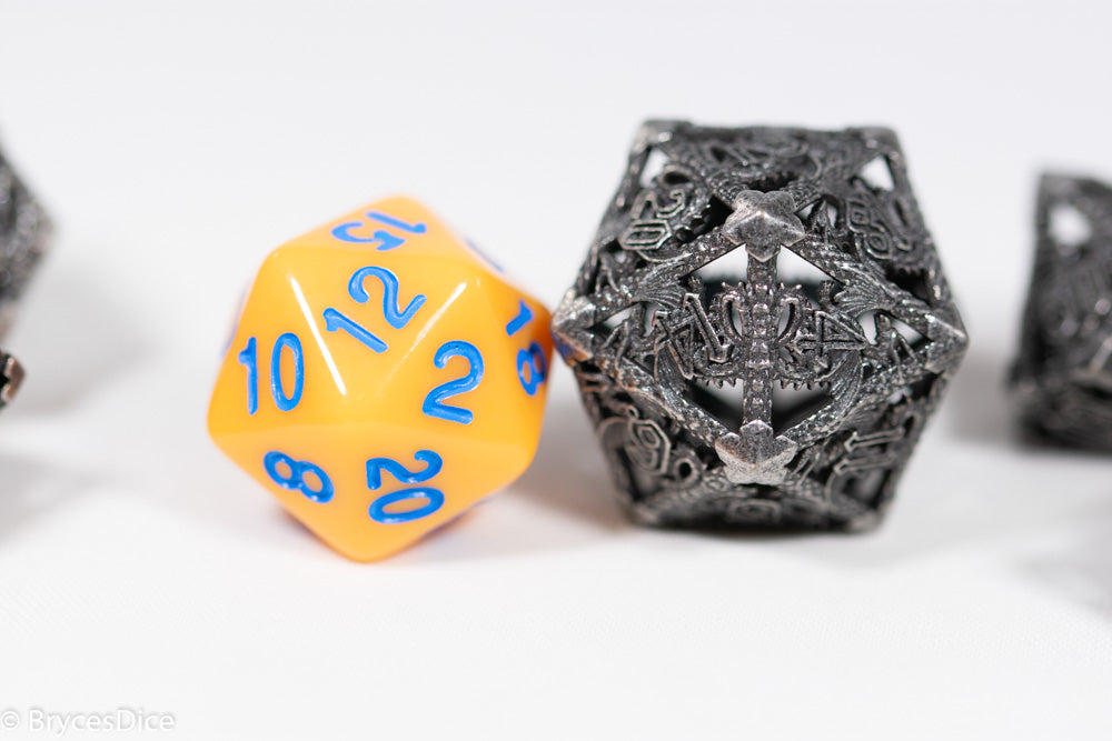 Deadly Dragon Dice: Shards of Oblivion - Rainbow Metal Hollow Metal