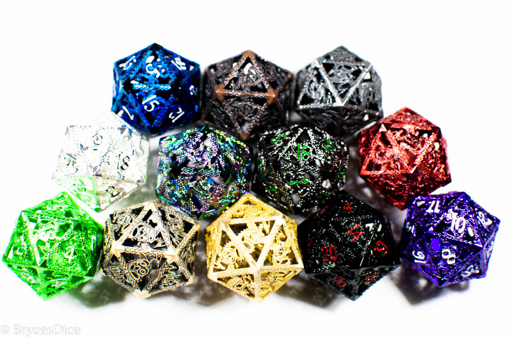 Deadly Dragon Dice Single D20 (Multiple Colors)