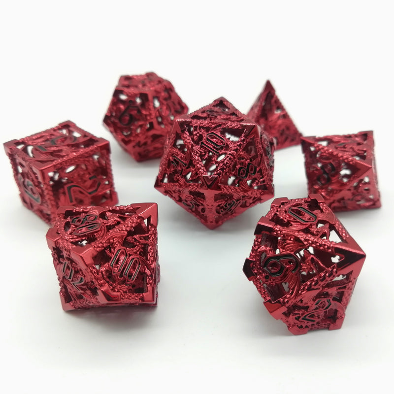 Deadly Dragon Dice: Shards of Oblivion - Ruthless Red Hollow Metal