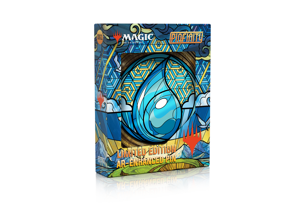 Magic: the Gathering - Stained Glass Island Pin