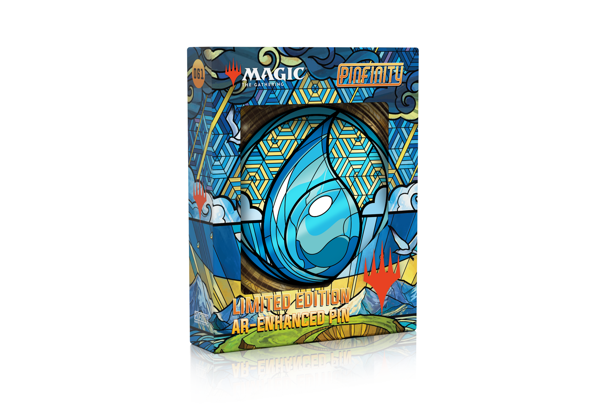 Magic: the Gathering - Stained Glass Island Pin