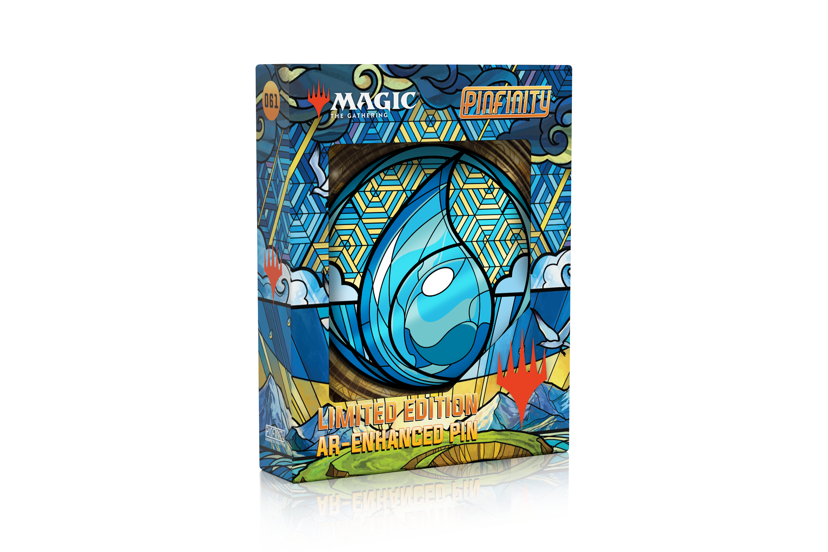 Magic: the Gathering - Stained Glass Island Pin