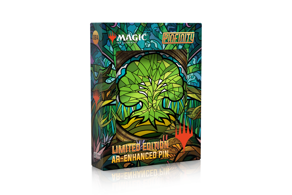 Magic: the Gathering - Stained Glass Forest Pin