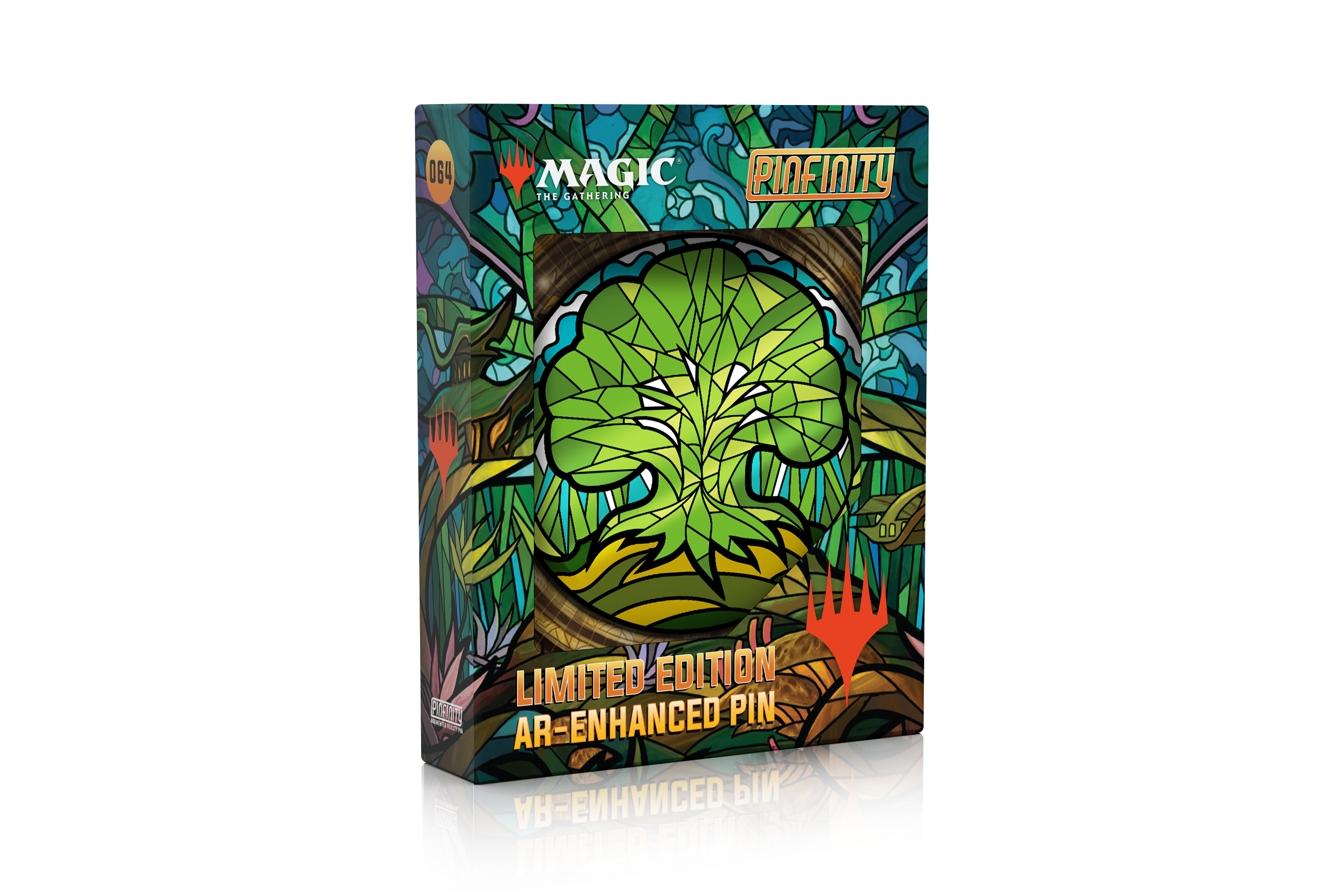 Magic: the Gathering - Stained Glass Forest Pin