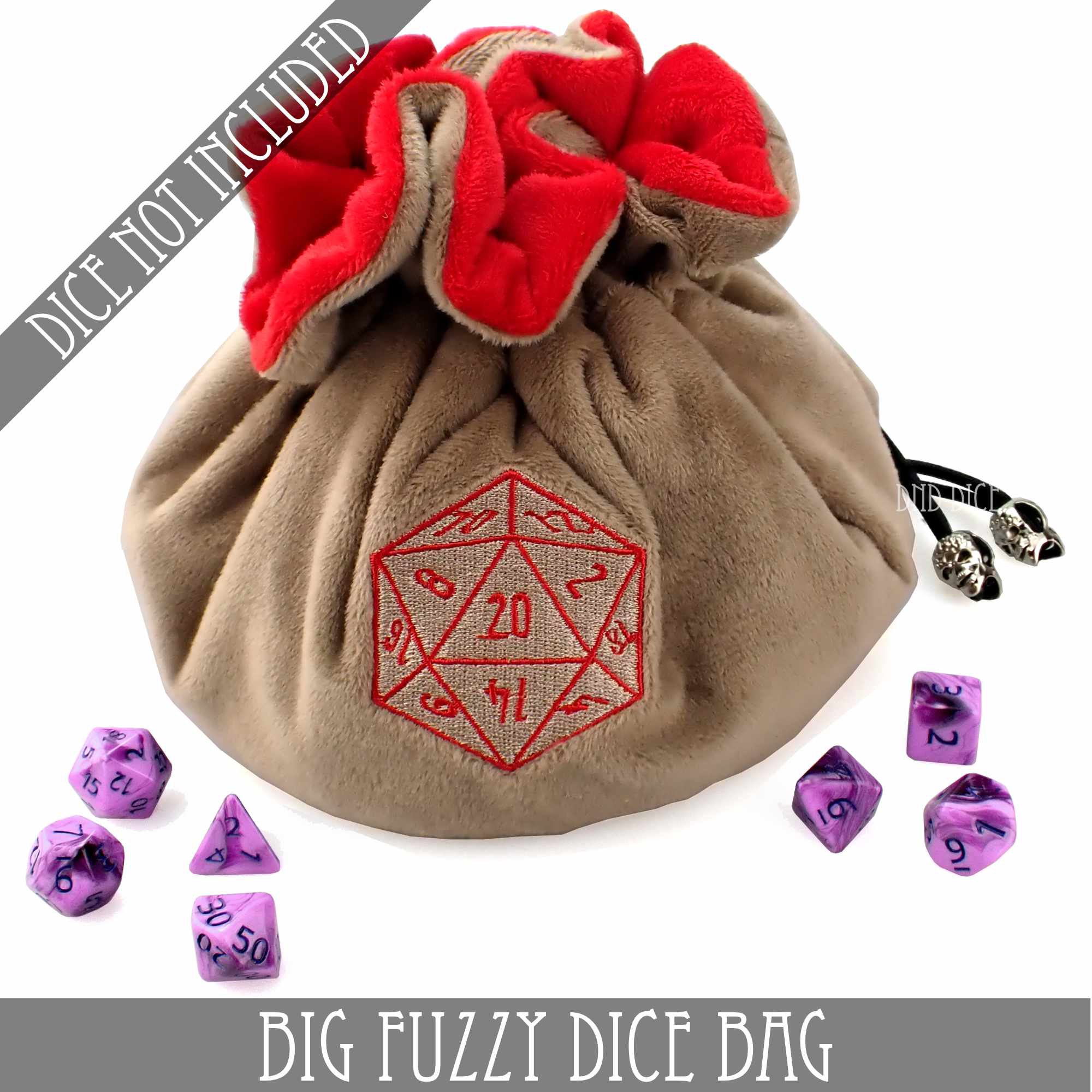 Big Fuzzy Dice Bag (6 Colors)