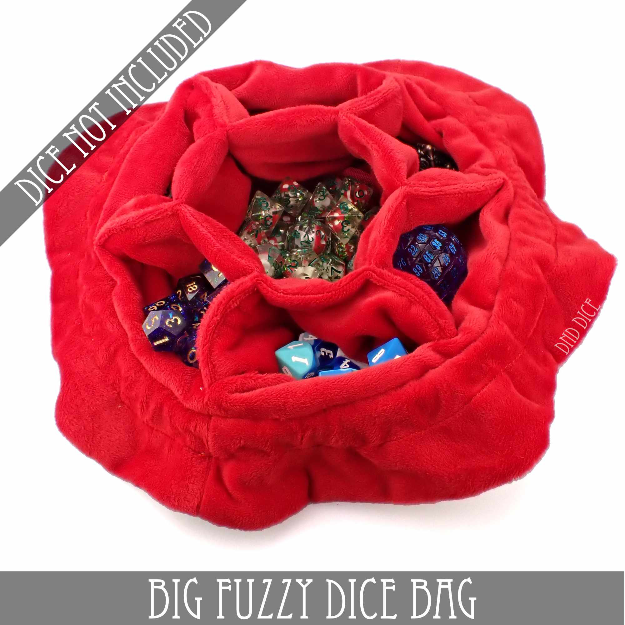 Big Fuzzy Dice Bag (6 Colors)