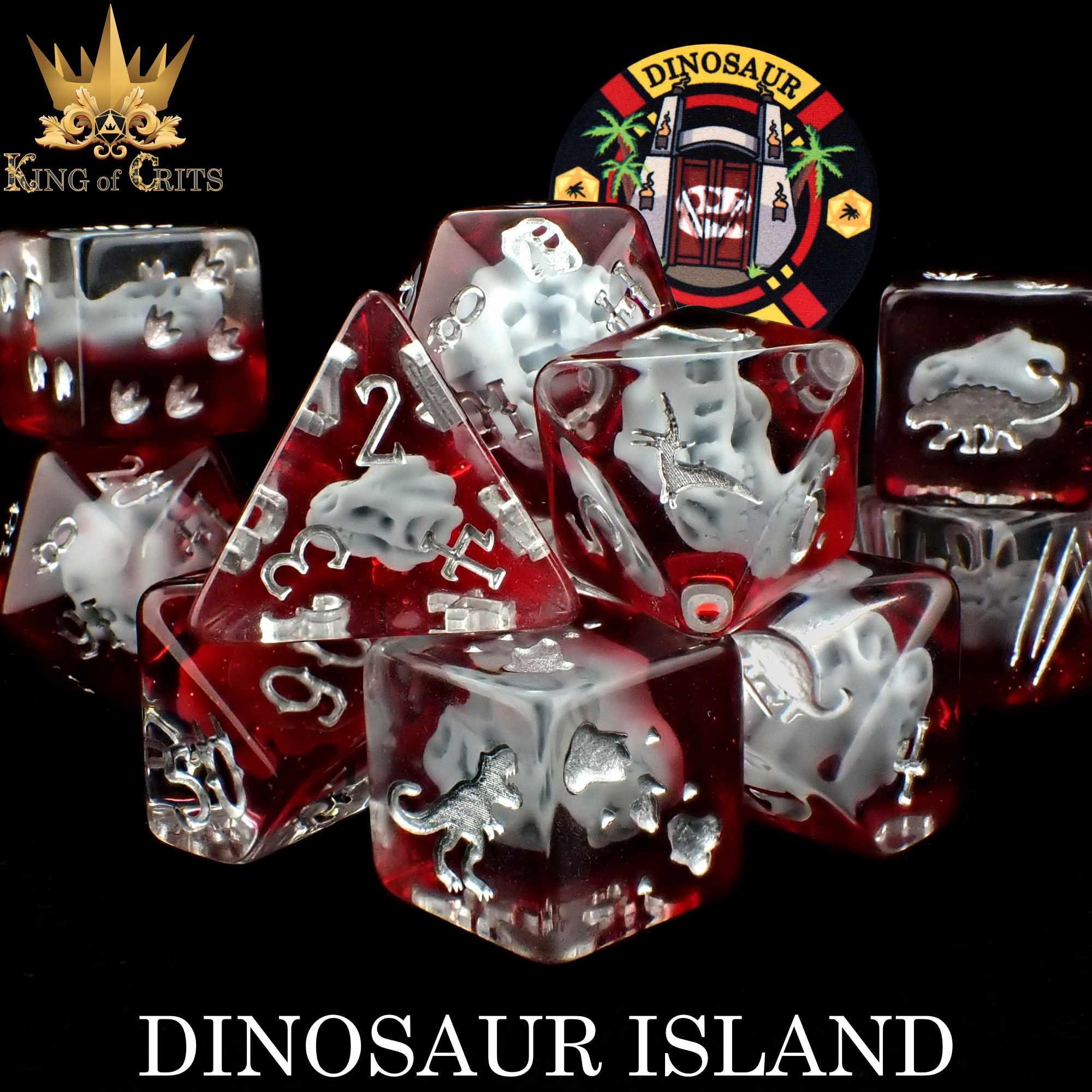 Dinosaur Island 11 Dice Set