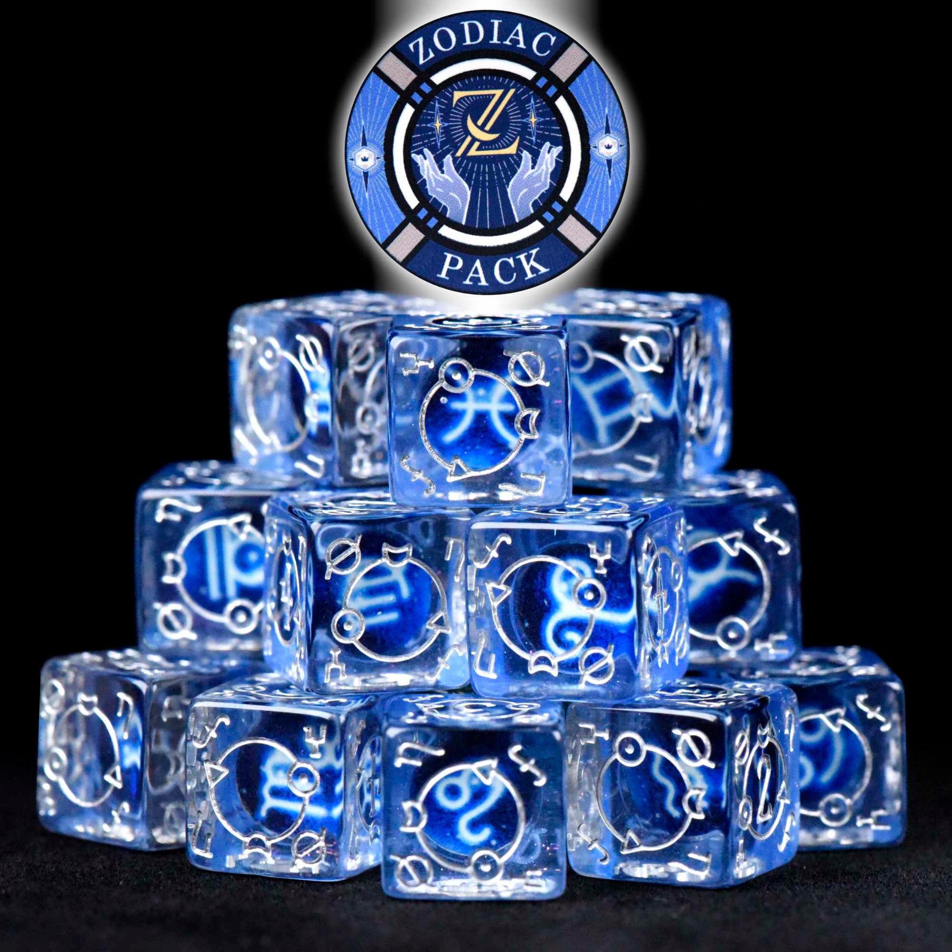 Zodiac Pack 12D6 Dice Set