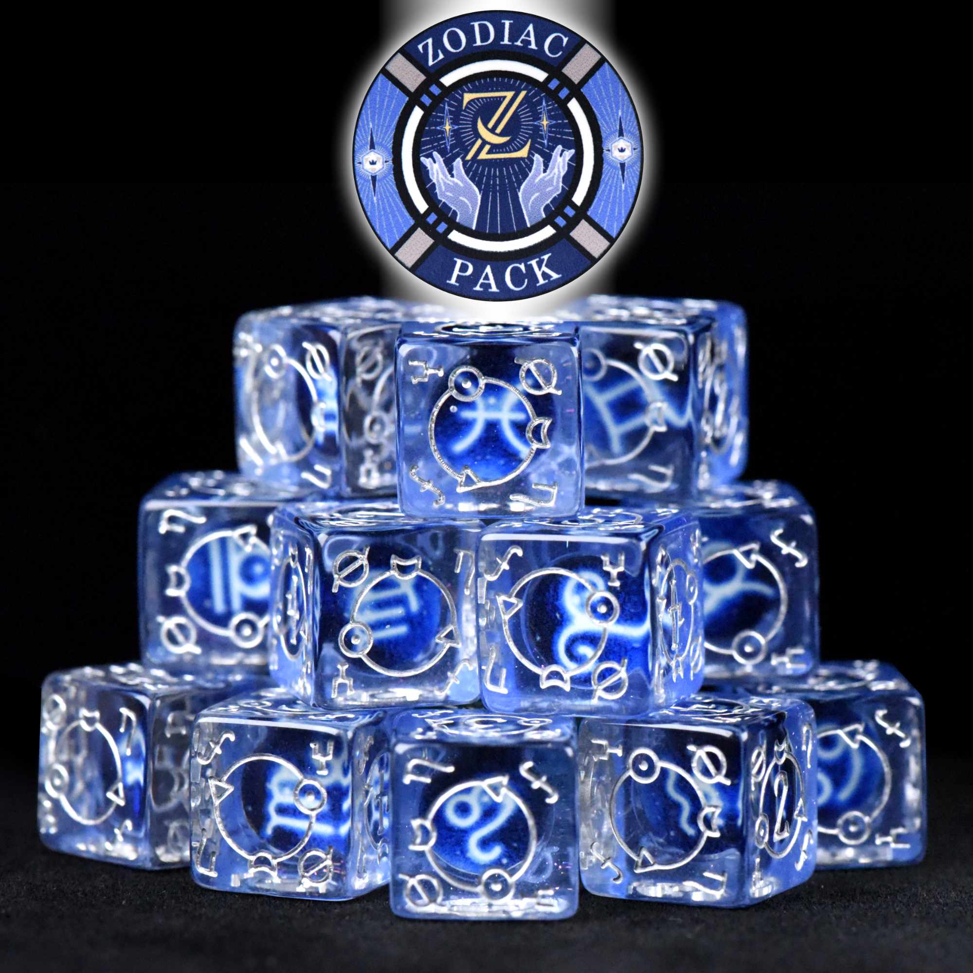 Zodiac Pack 12D6 Dice Set