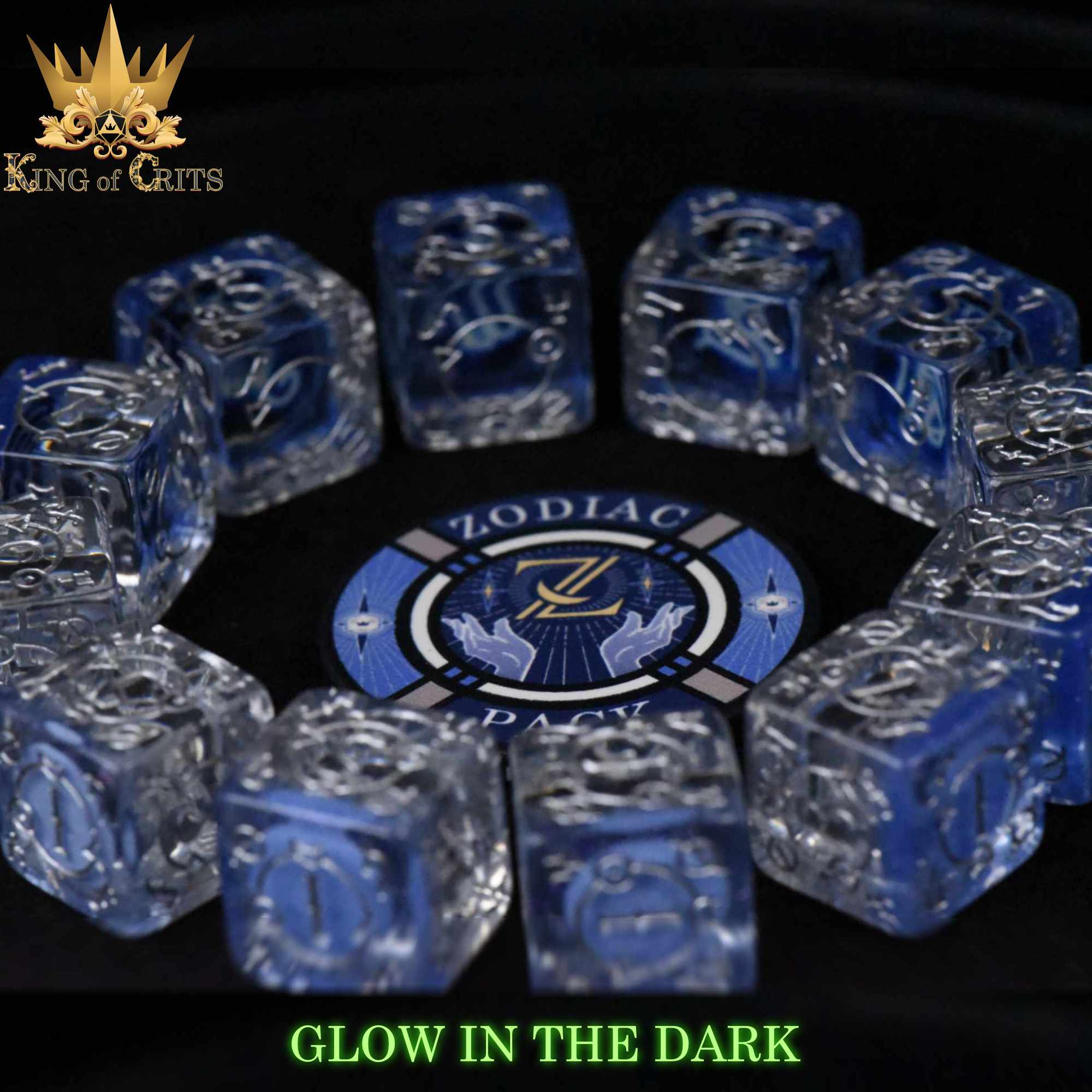 Zodiac Pack 12D6 Dice Set