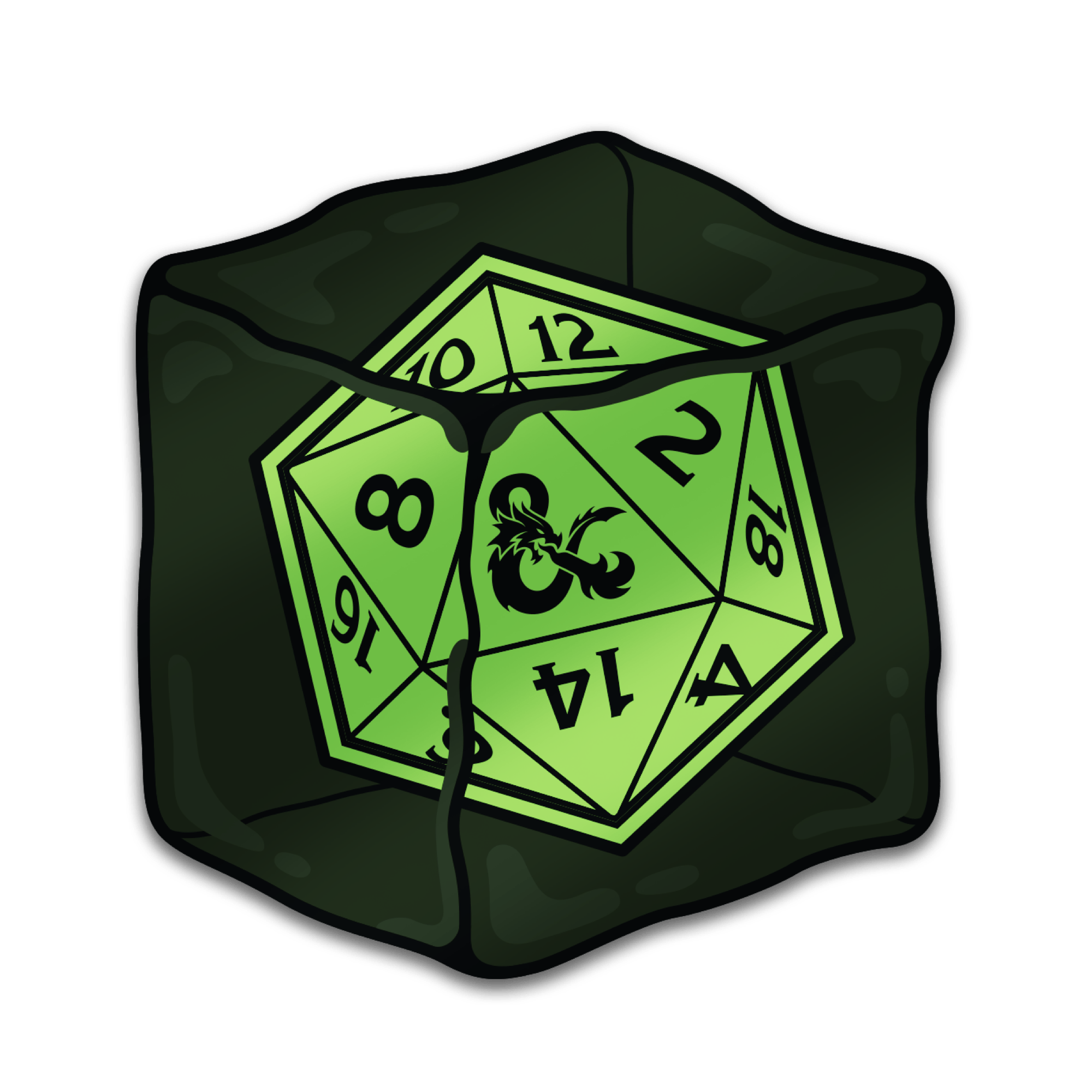 Dungeons & Dragons - Gelatinous Cube (Glow in the Dark!)