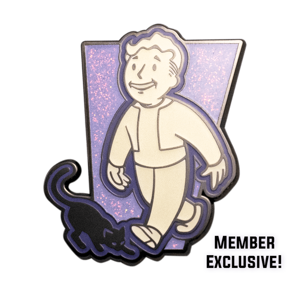 Fallout S.P.E.C.I.A.L. Luck Stats AR Glitter Member's Pin