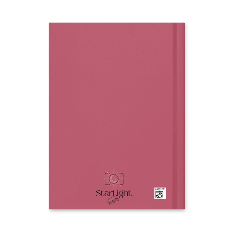 Red notebook with 'Starlight' branding on a white background